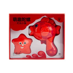 Fish Top Spin Gun - Red